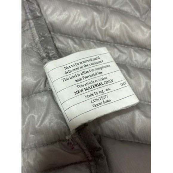 Patagonia Women's XS Lightweight Down Insulated Vest Gray Silver Full Zip Puffer - Picture 10 of 13